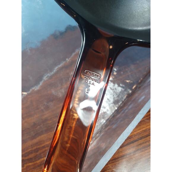 Vision Corning Ware Cranberry 9" Skillet Fry Pan Non Stick Vintage Glass No Lid - Picture 2 of 8